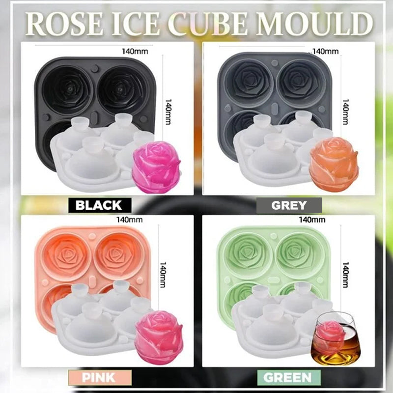 Large Rose Ice Cube Mould