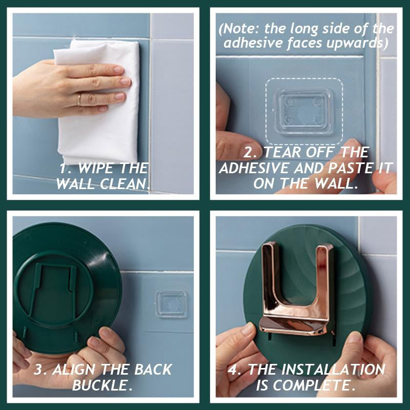 Wall-mounted Hairdryer Rack