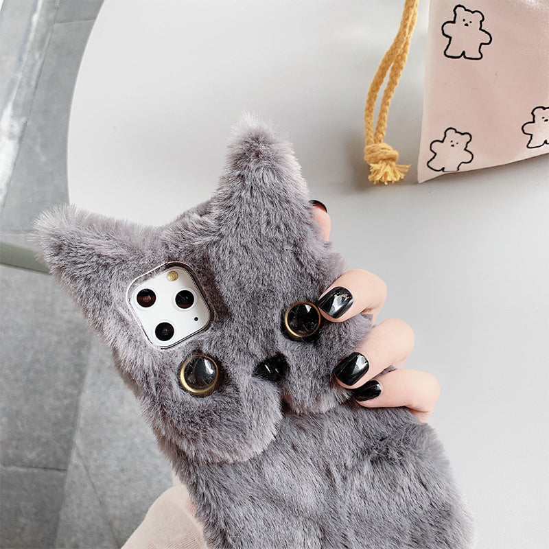 Plush Cat Phone Case