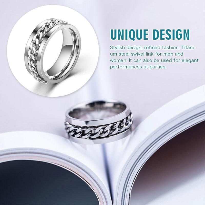 Titanium Steel Rotatable Chain Ring