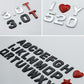 Car English Alphabet Stickers