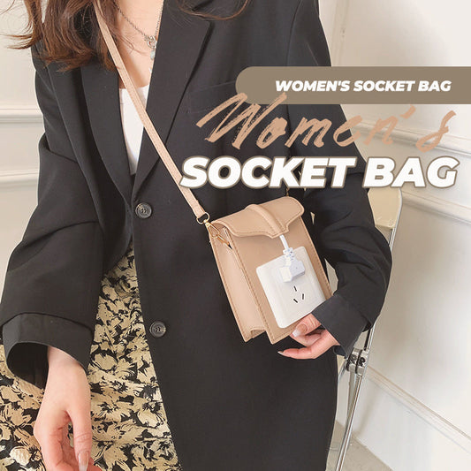 Creative Socket Plug Shoulder Women Bags