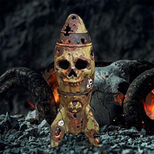 Death Skull Nuclear Warhead Decor