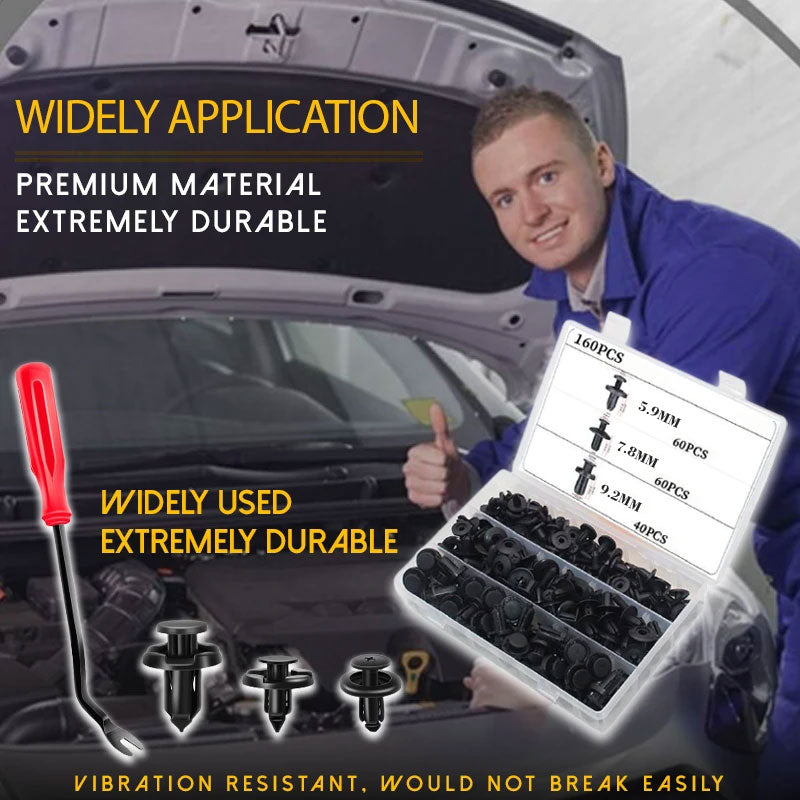 Car Body Plastic Rivets Fastening Kit