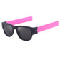 Folding Sunglasses with Slap Bracelet Arms