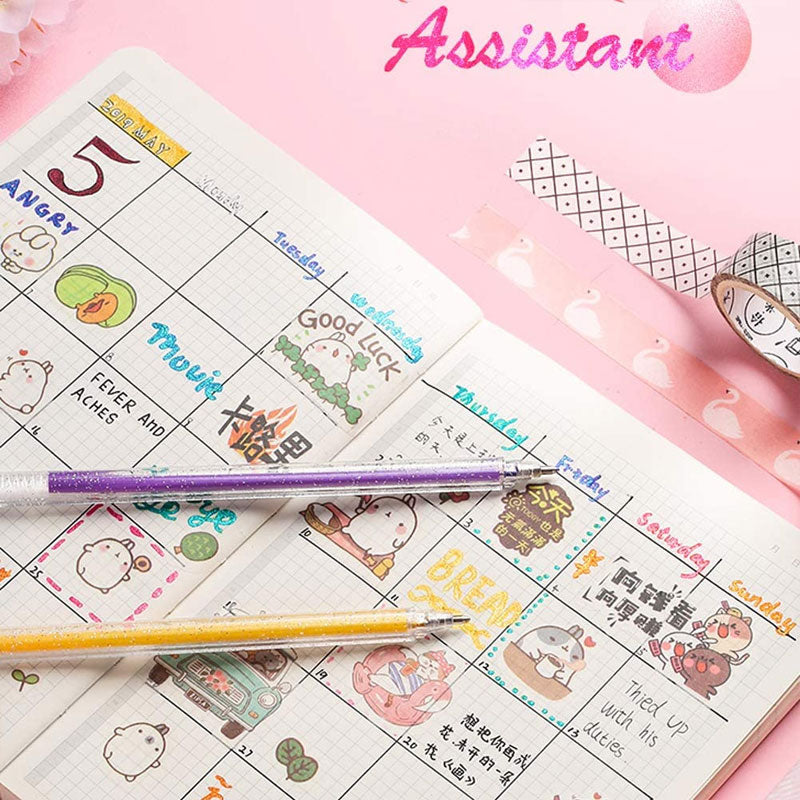 Metallic Color Flash Gel Pen