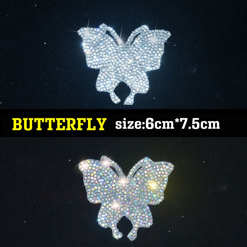 Cartoon Pattern Rhinestone Sticker