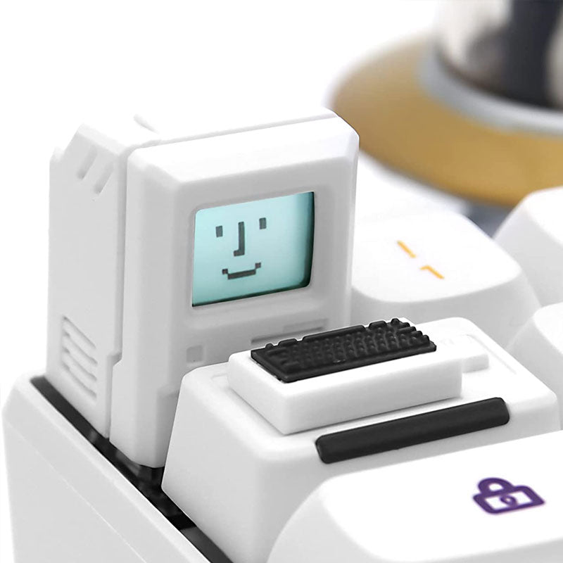 Macintosh retro personality translucent keycap