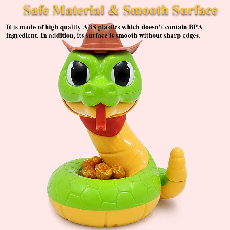 Electric rattlesnake prank toy