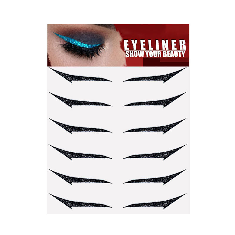 6 Pairs Self Adhesive Eyeliner Stickers