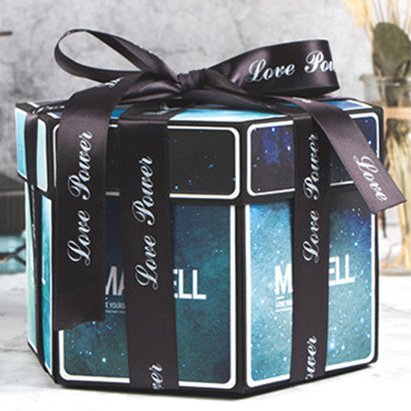 DIY Explosion Gift Box for Handmade Photo Album