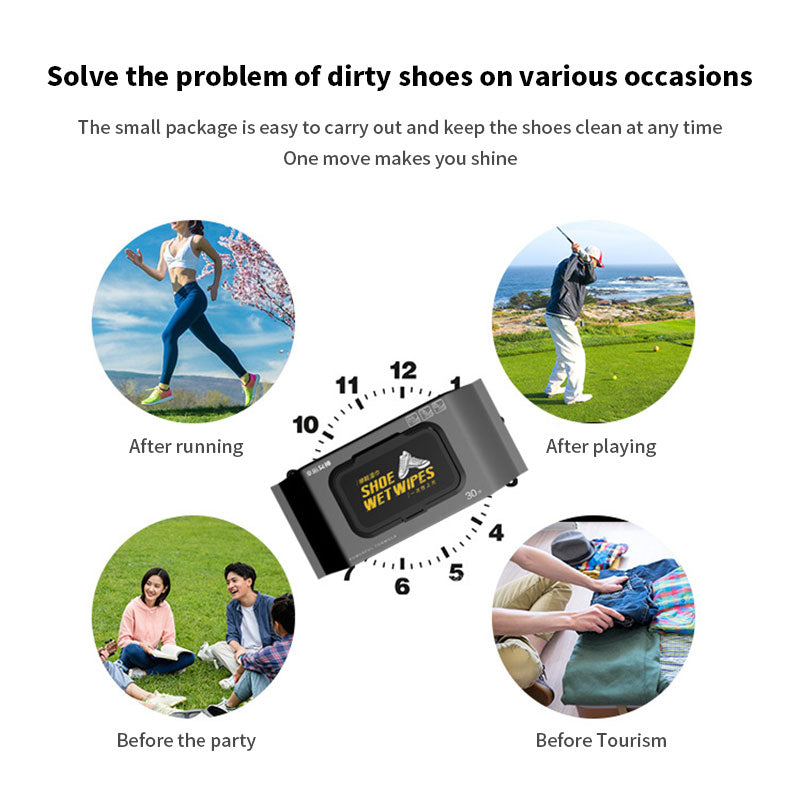 Shoe Sneaker Wipes Cleaner