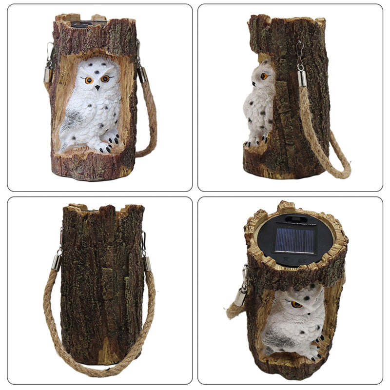 Owl Solar Hanging Lantern