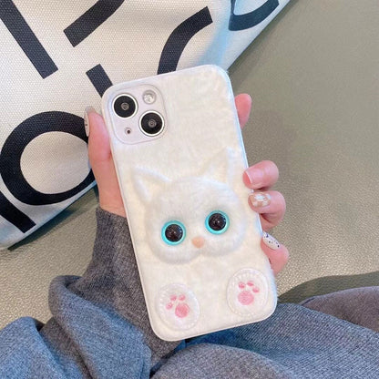 3d Cartoon Cat Phone Case