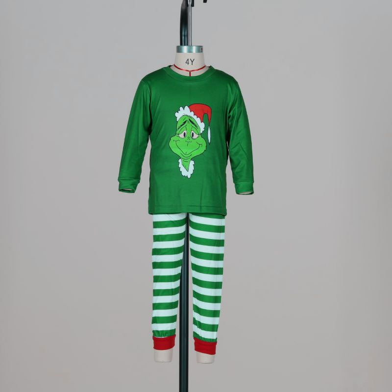 Christmas Family Green Elf Pajama Set