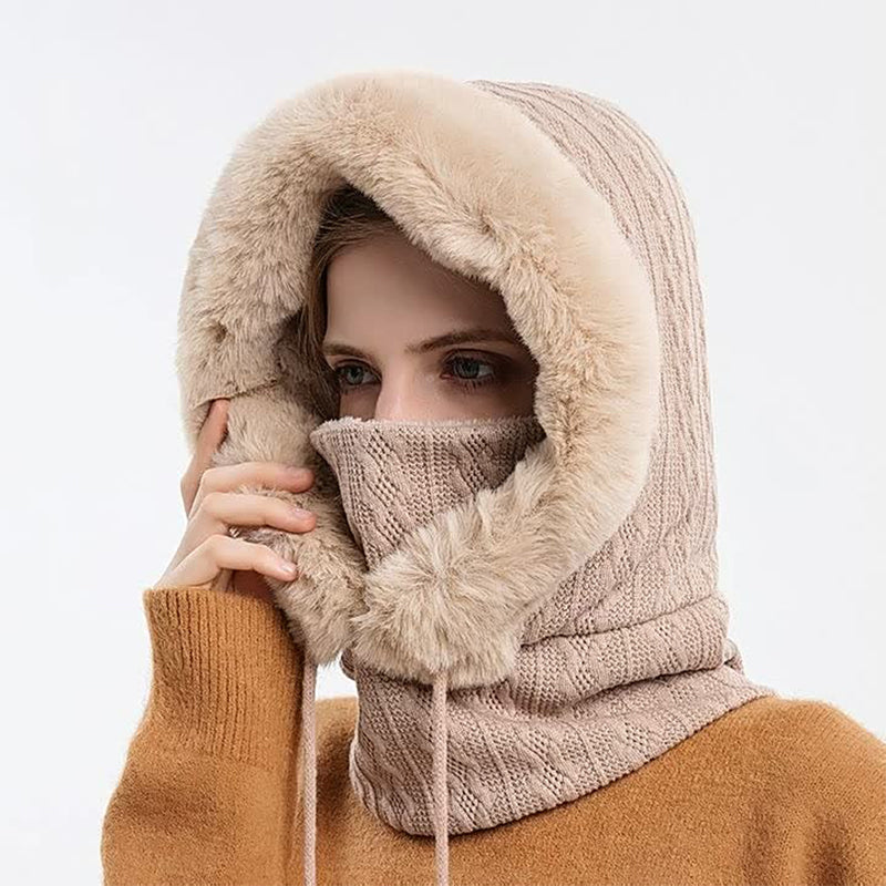 Warm Fashion Scarf Hoodie