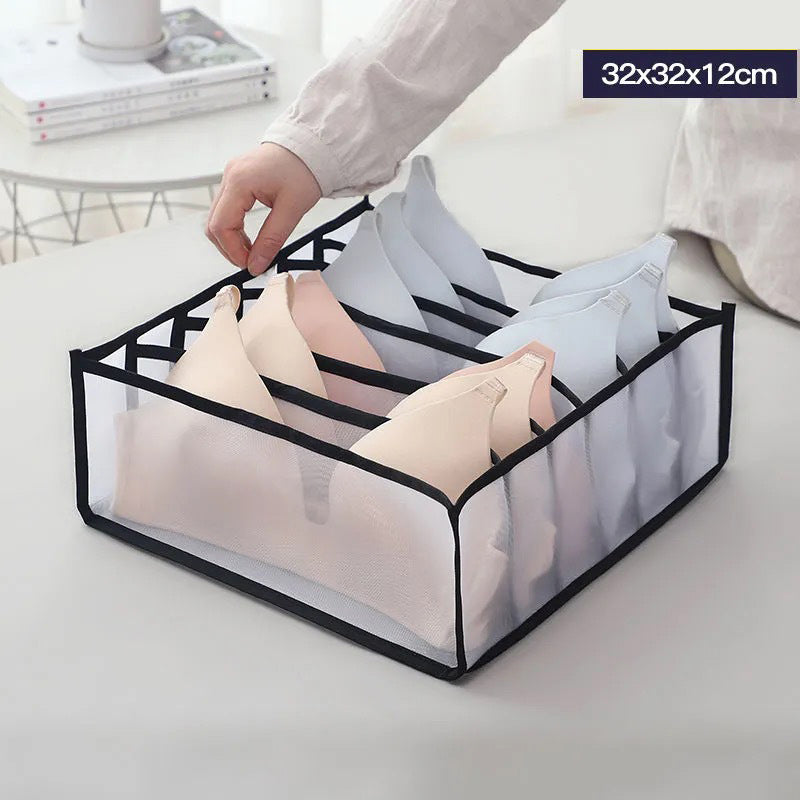Drawer type separator basket for trousers and clothes storage box