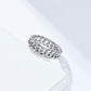 Double Woven Cuban Mirror Chain Ring Ring