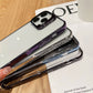 Transparent PC Lens Holder Phone Case