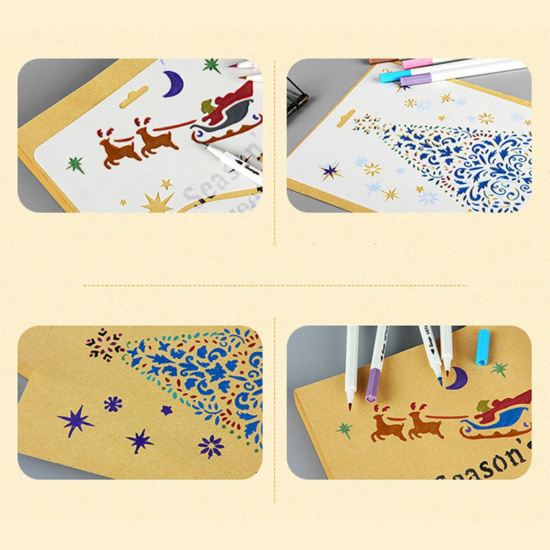 Christmas DIY Drawing Stencils