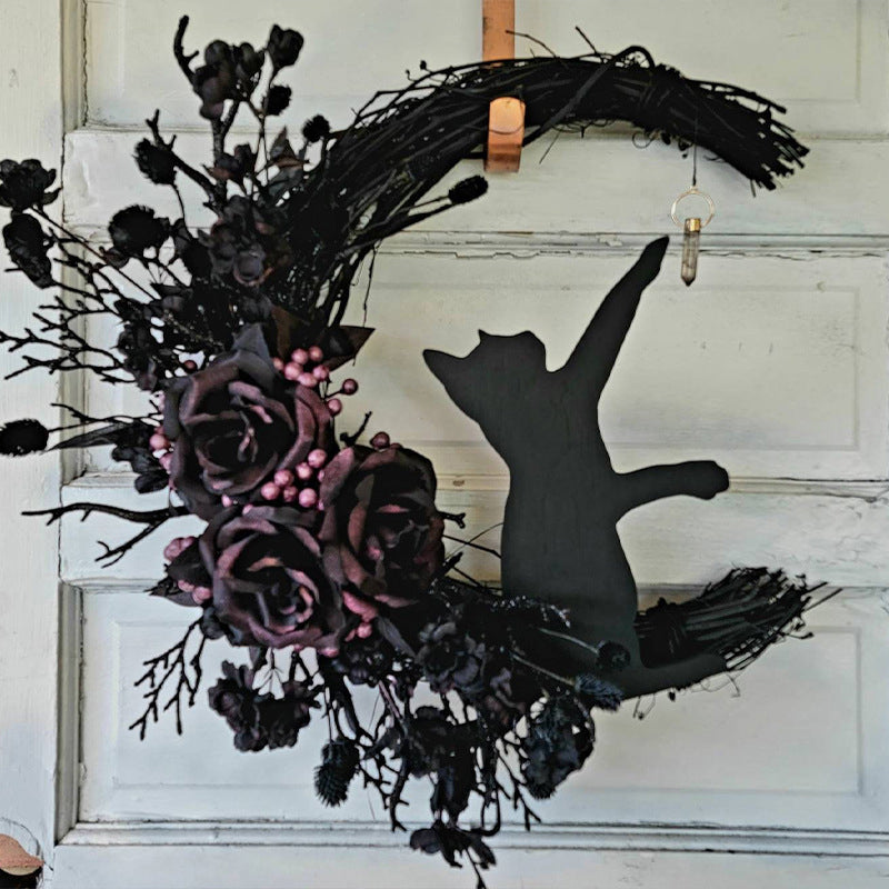 Star Cat Garland Home Window Decoration