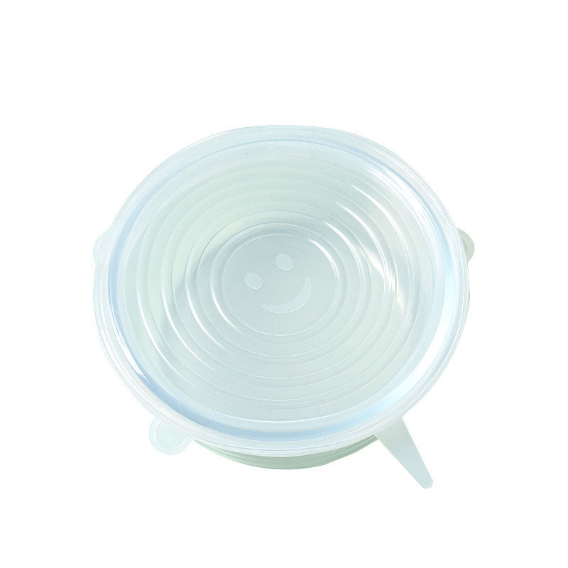 Food Grade Silicone Fresh Cover (A set of six )