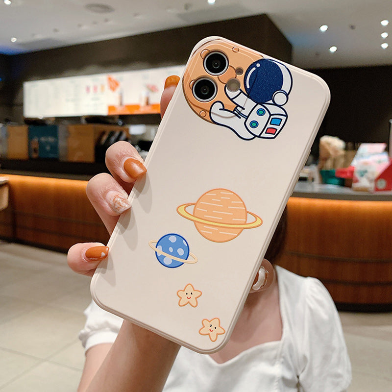 Cute Cool Space Astronaut Planet Protective Cover