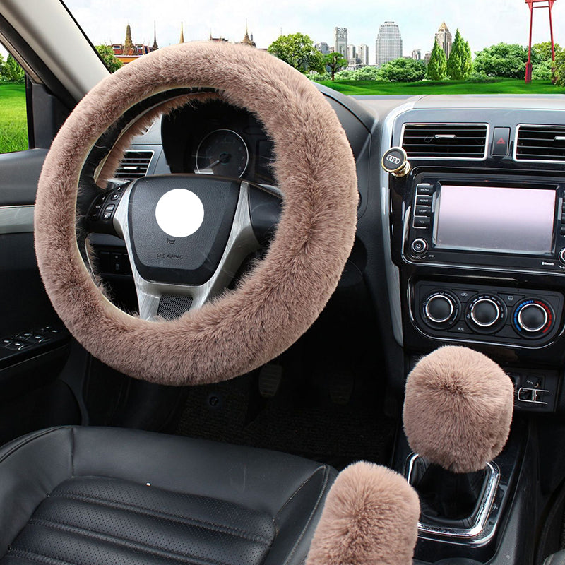 Steering wheel cover Gear cover Handbrake cover