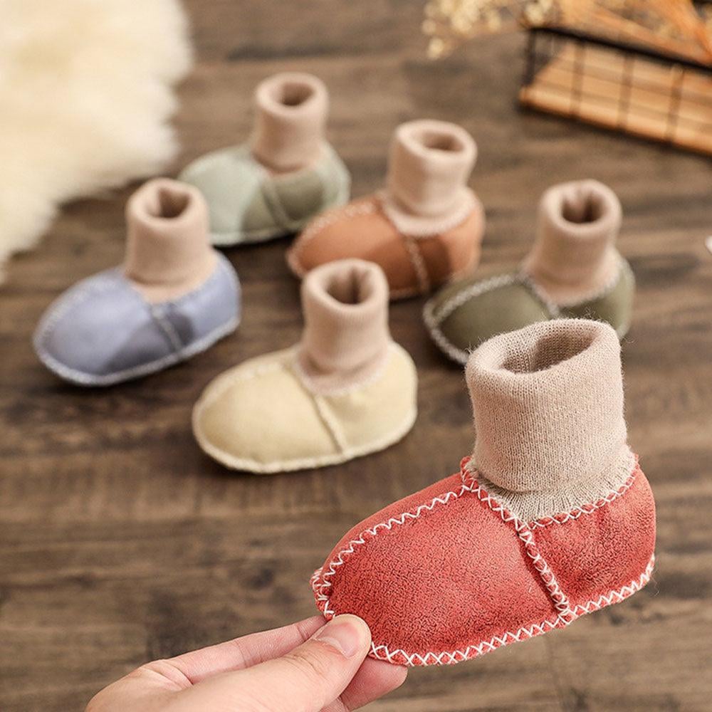 🌈Multiple Colors - 👶Warm Fur Baby Sock Shoes