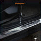 Customized illuminated car door sill strips