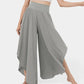 High Waist Ruffled Wide Leg Quick Dry Dance Pants