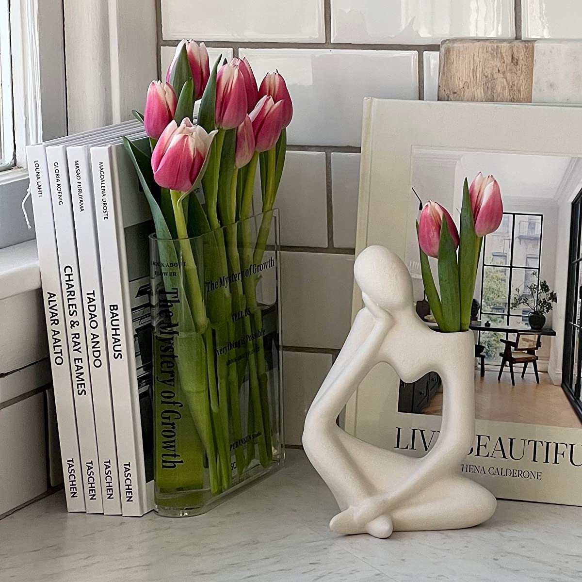 🔥70% OFF LAST DAY🔥Books About Flowers - Book Vase