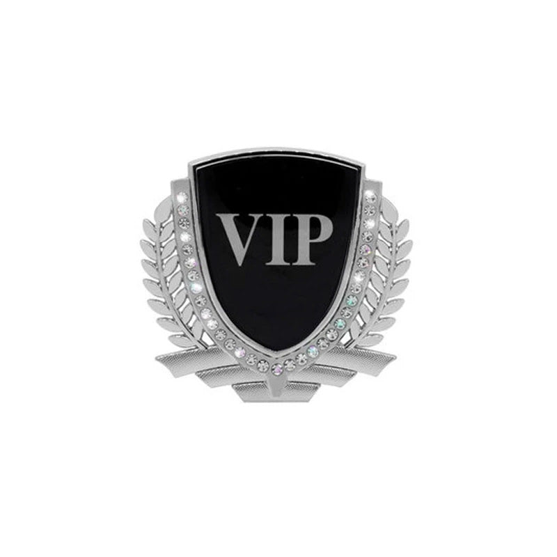 3D Wheat Ear Diamond Metal Creative Car Sticker