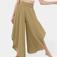 High Waist Ruffled Wide Leg Quick Dry Dance Pants
