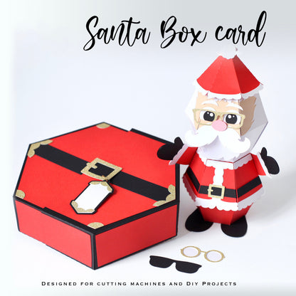 🥳3D-Popup-Boxkarte „Weihnachtsmann-Streich“🎁/🥳Santa Claus Prank 3D Pop Up Cards🎁