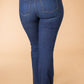 Women's No-Button Stretch Flare Jeans (Buy 2 Free Shipping)
