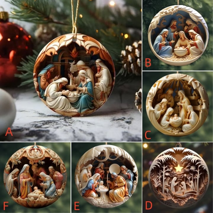 Nativity Christmas Ornament