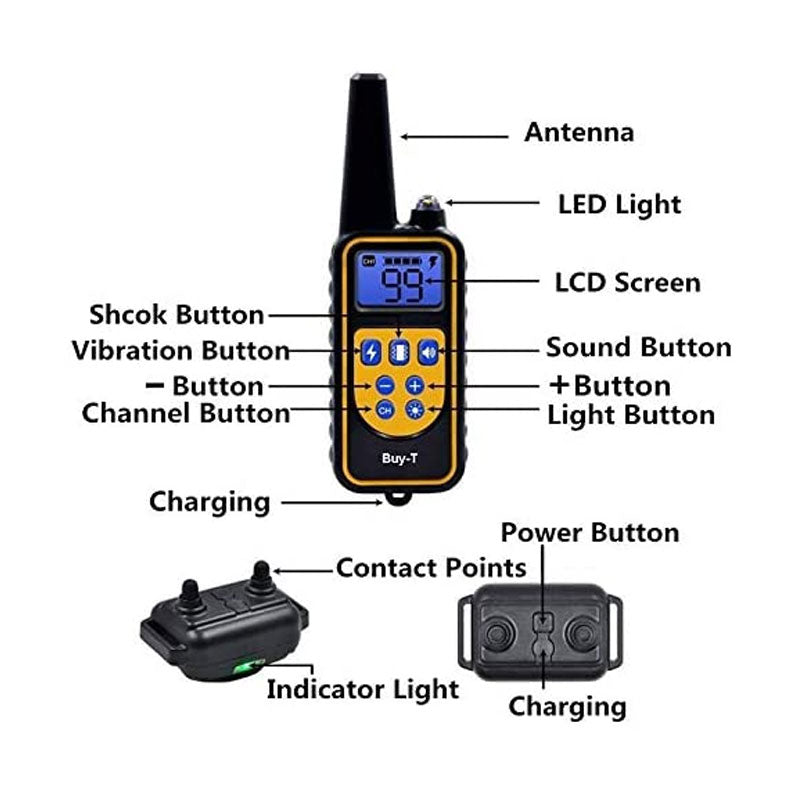 Dog Shock Collar with Remote Control