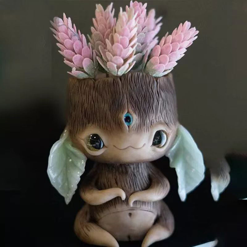 Cute Succulent Planter and Tiny Air Plant Holder Snails