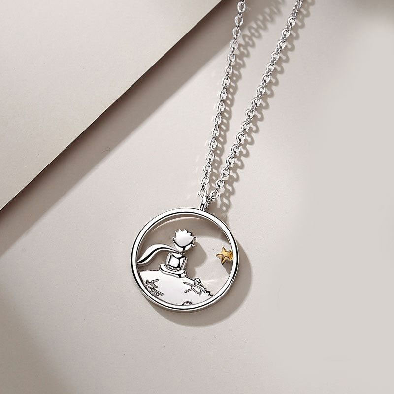 Little Prince And Fox Necklace