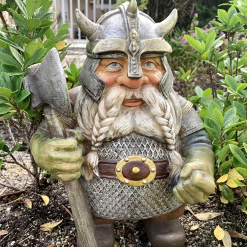 Viking Victor Norse Dwarf Gnome Statue