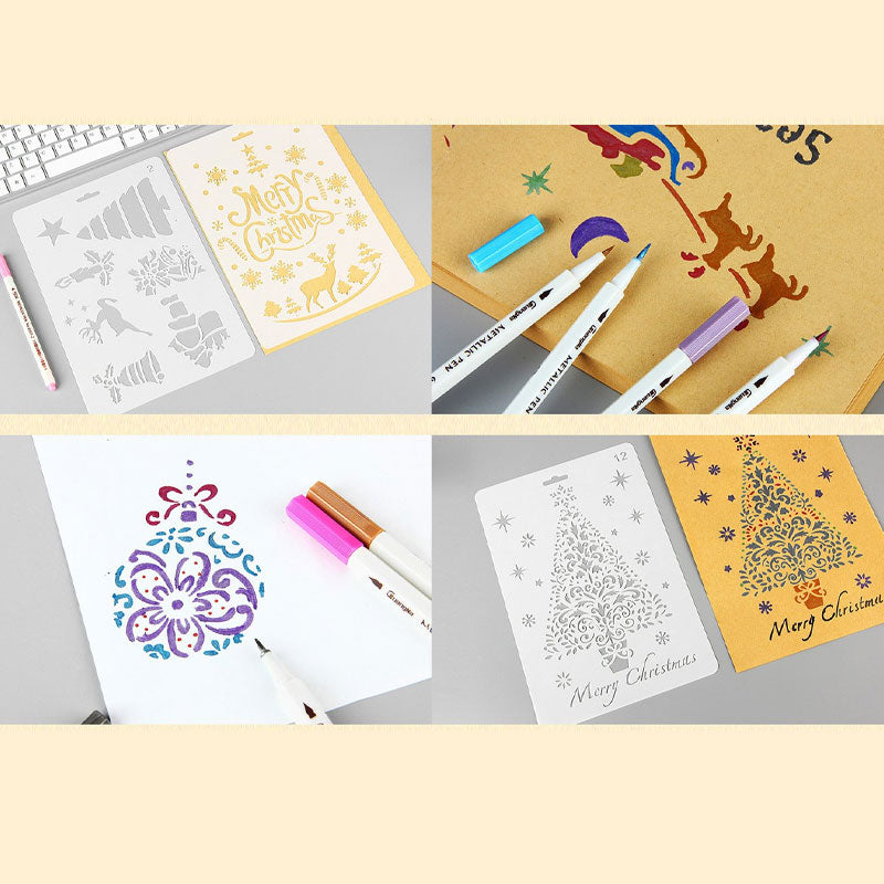 Christmas DIY Drawing Stencils