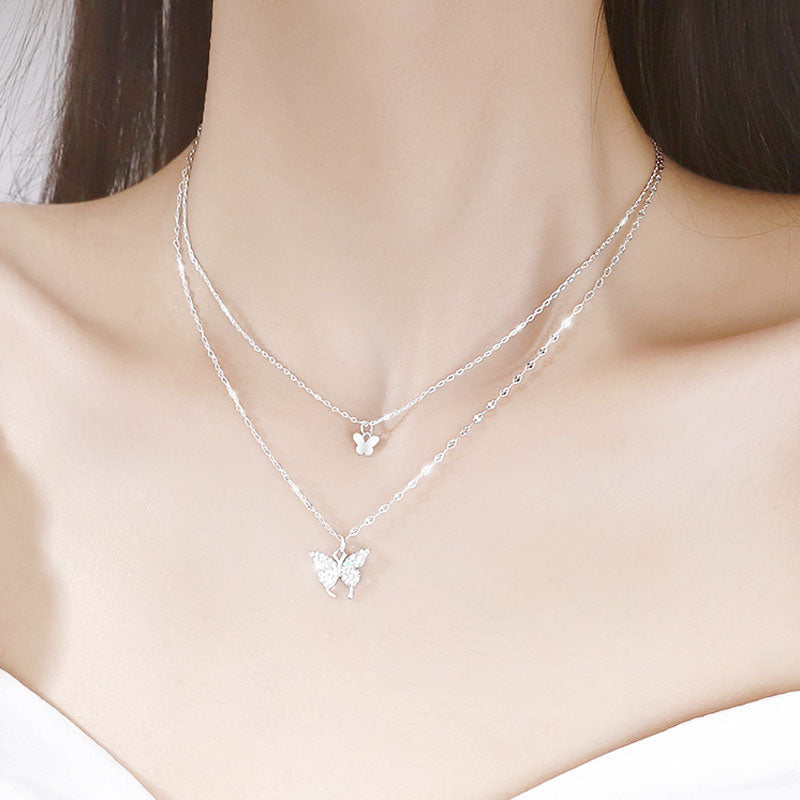 Shiny Butterfly Choker