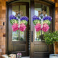 Tulip Butterfly Shaped Wreath for Front Door Decor