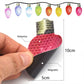 Reflective Light Bulb Magnet  Decorations