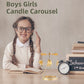 Boys Girls Candle Carousel