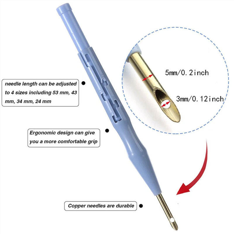 DIY Embroidery Needle Adjustable Pen Knitting Tool