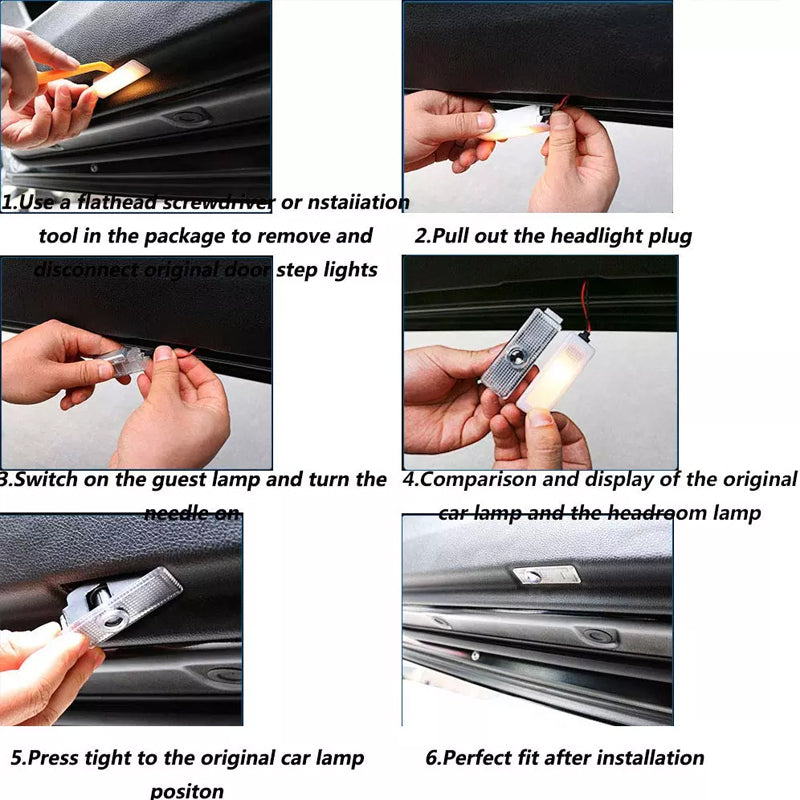 Audi Welcome Light（2 Pcs）