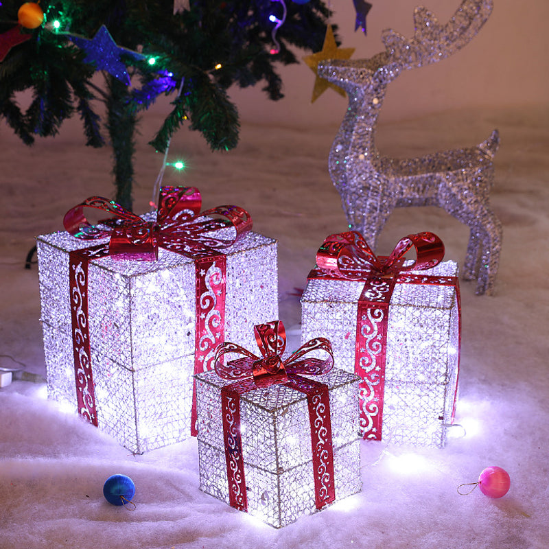 3PCS Christmas Decoration Gift Box