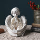 Angel Candlestick Resin Decoration